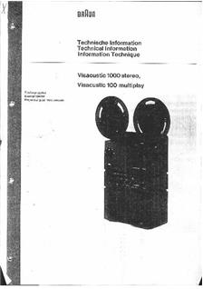 Nizo Visacustic manual. Camera Instructions.